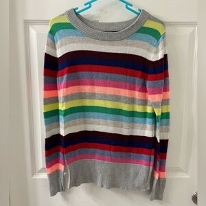 Gap Crazy Stripe Crewneck - XS